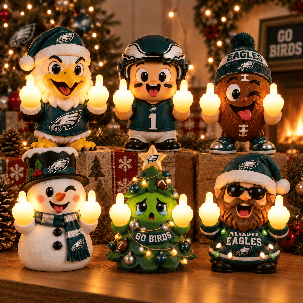 PLDE Premium Christmas Middle Finger Character Light NTTB