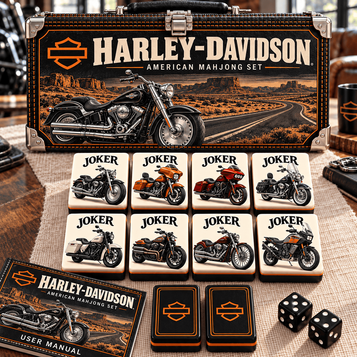 Premium HLDV Mahjong Tiles Set PVNA