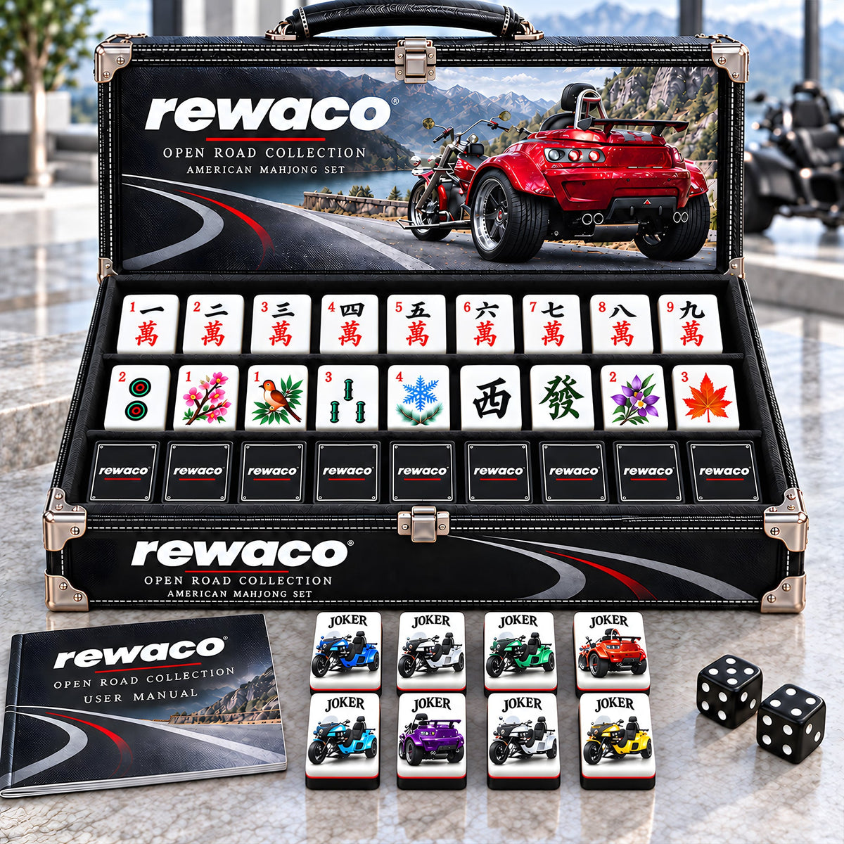 Premium RWC Mahjong Tiles Set PVNA