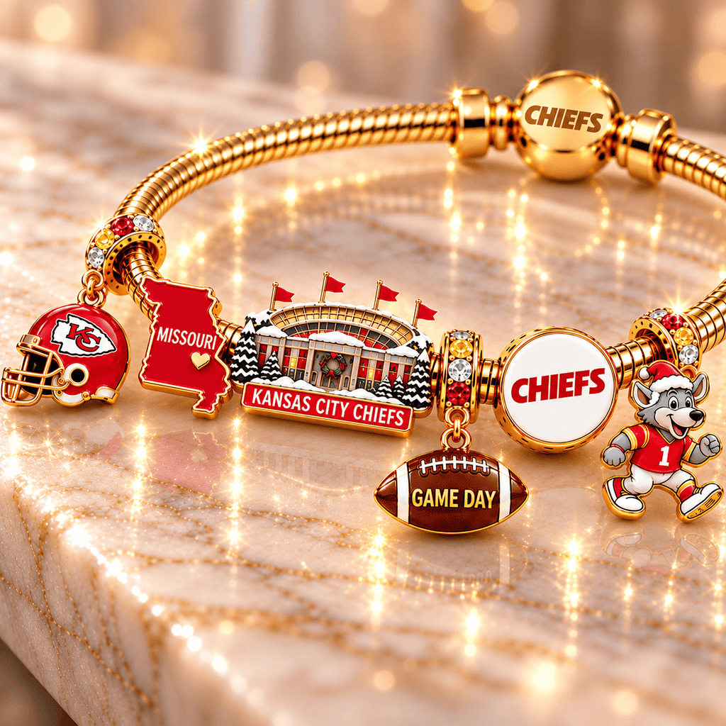 KCC Gold Charm Bracelet Set DNBN