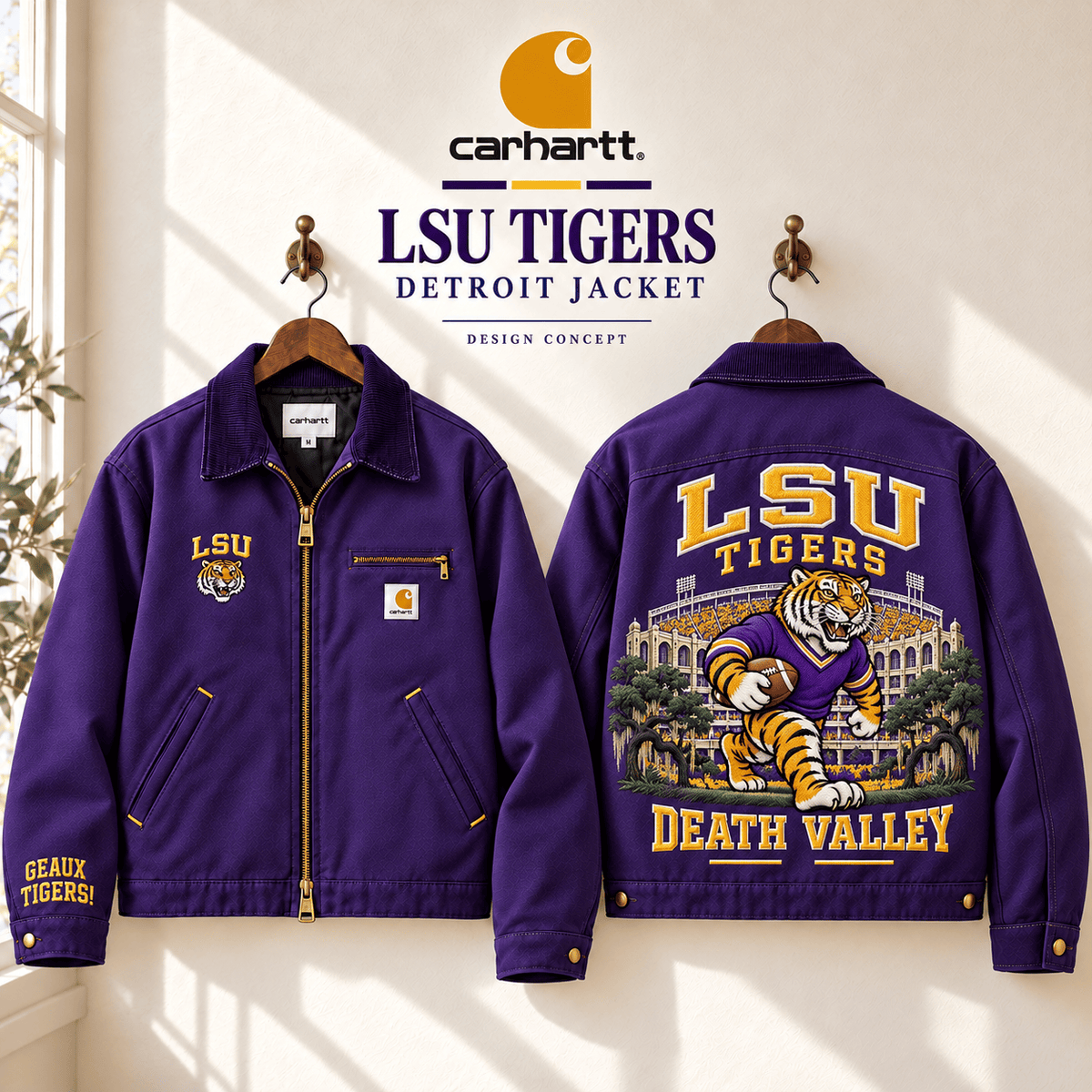 LSU Premium Detroit Jacket TMH
