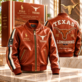 TLS PREMIUM LEATHER BOMBER JACKET NTNA