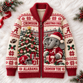 ACT WOOL ZIP CARDIGAN NPL