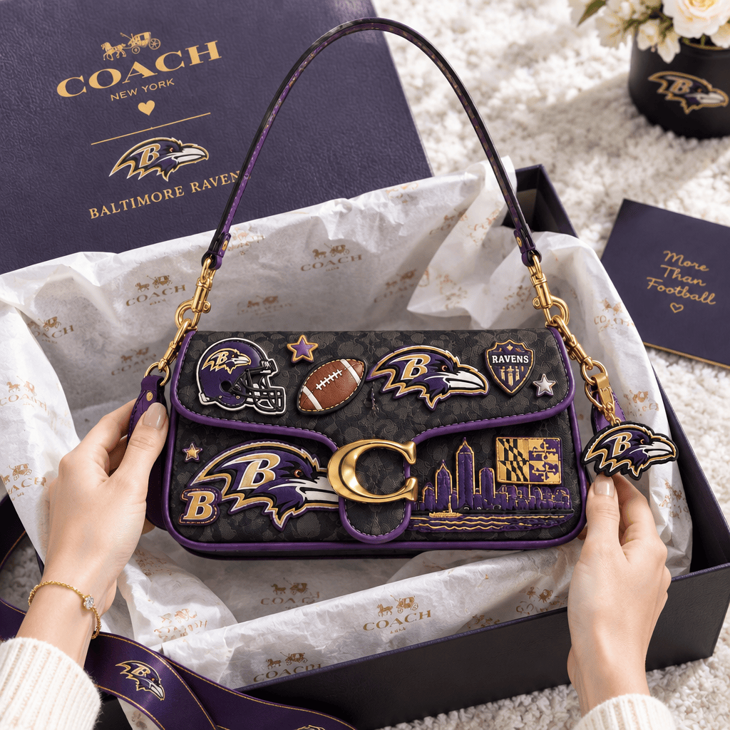 Premium BTR Coach Shoulder Cross With Charm LNTH
