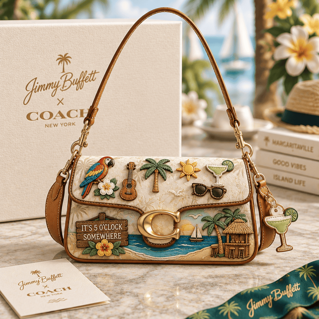 Premium JBT Coach Shoulder Cross With Charm LNTH