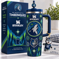 Minnesota Timberwolves 40oz Tumbler With Handle TTNL