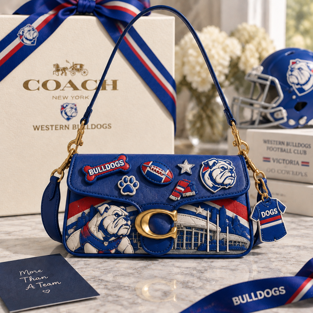 Western Bulldogs Coach Shoulder Cross With Charm